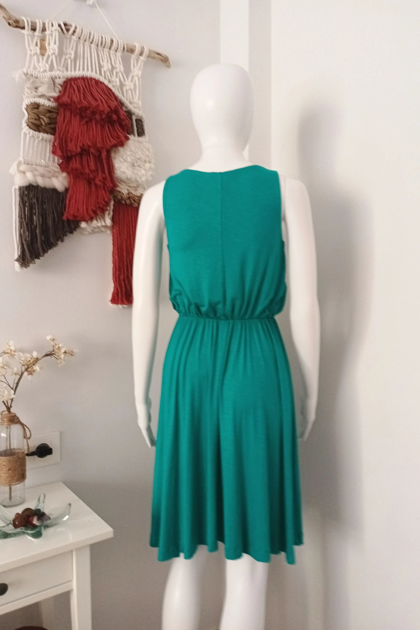Elegant smaragdgroen jurk van Formula Joven T.S. – photo 3